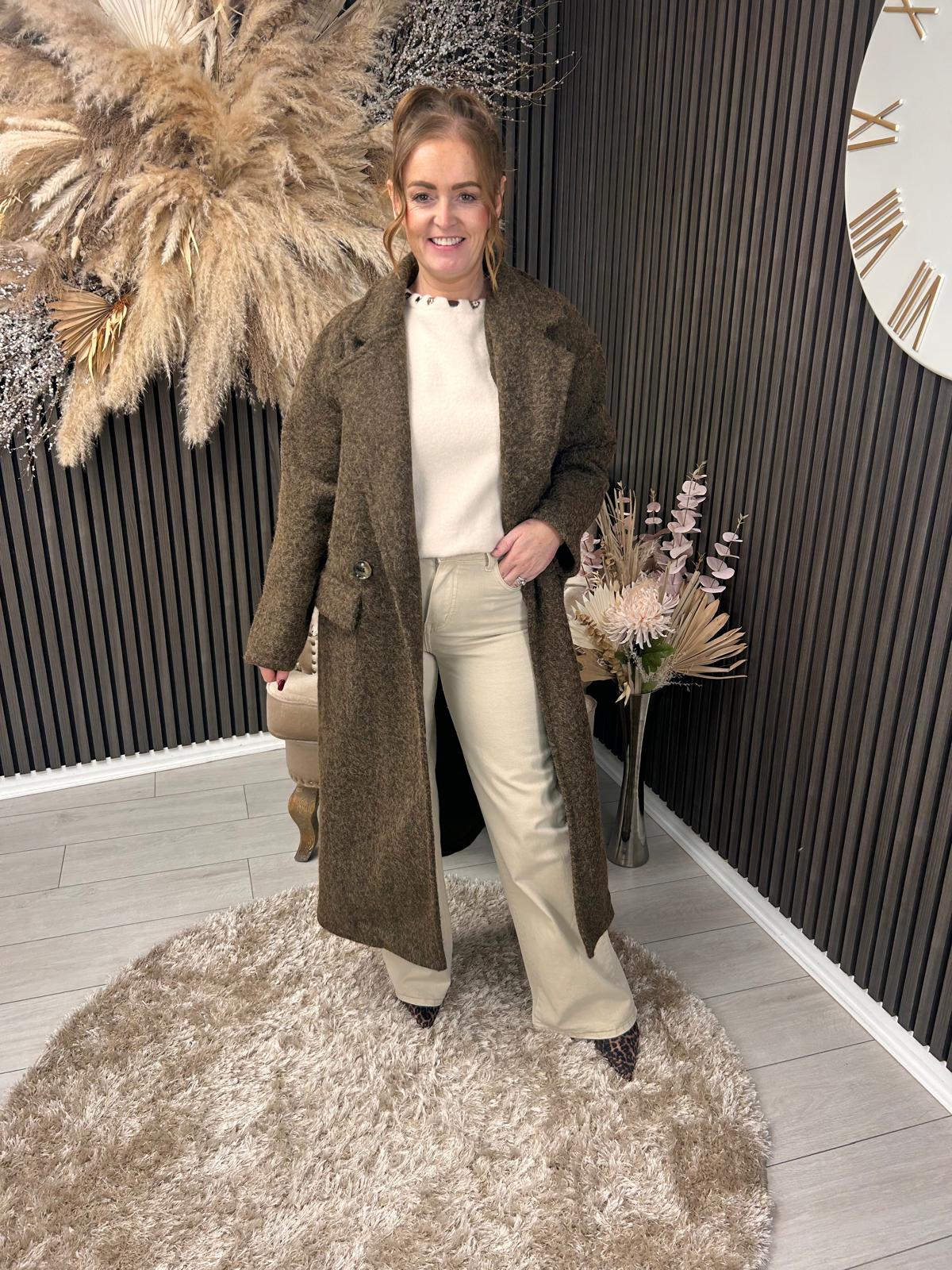 LARA MARIE COAT - BROWN