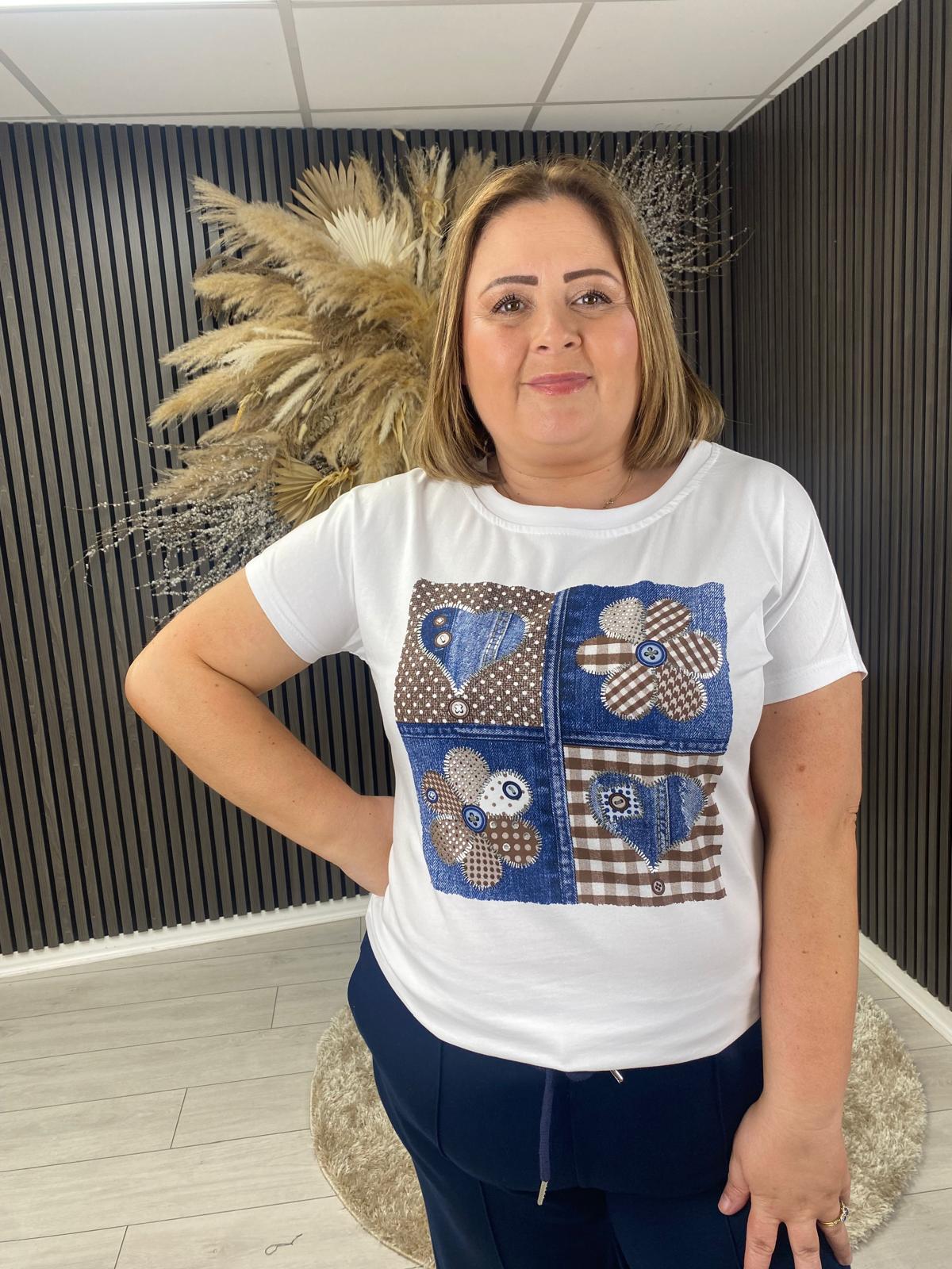 JANETTE T-SHIRT - NAVY