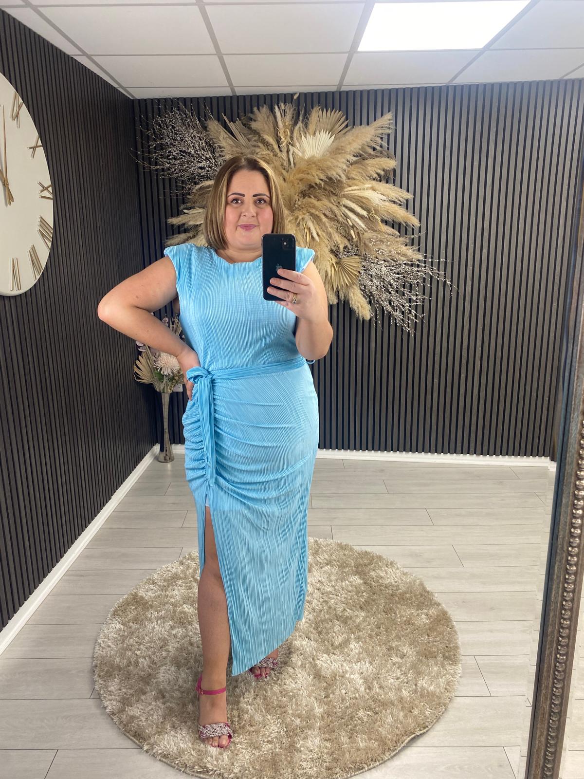 ELENA DRESS - SKY BLUE