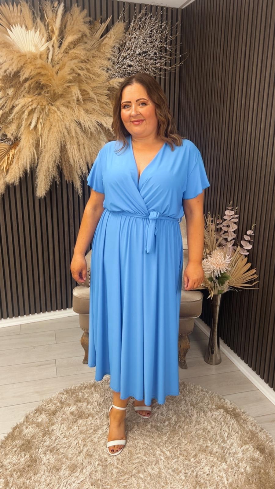 SIOBHAN DRESS - BLUE