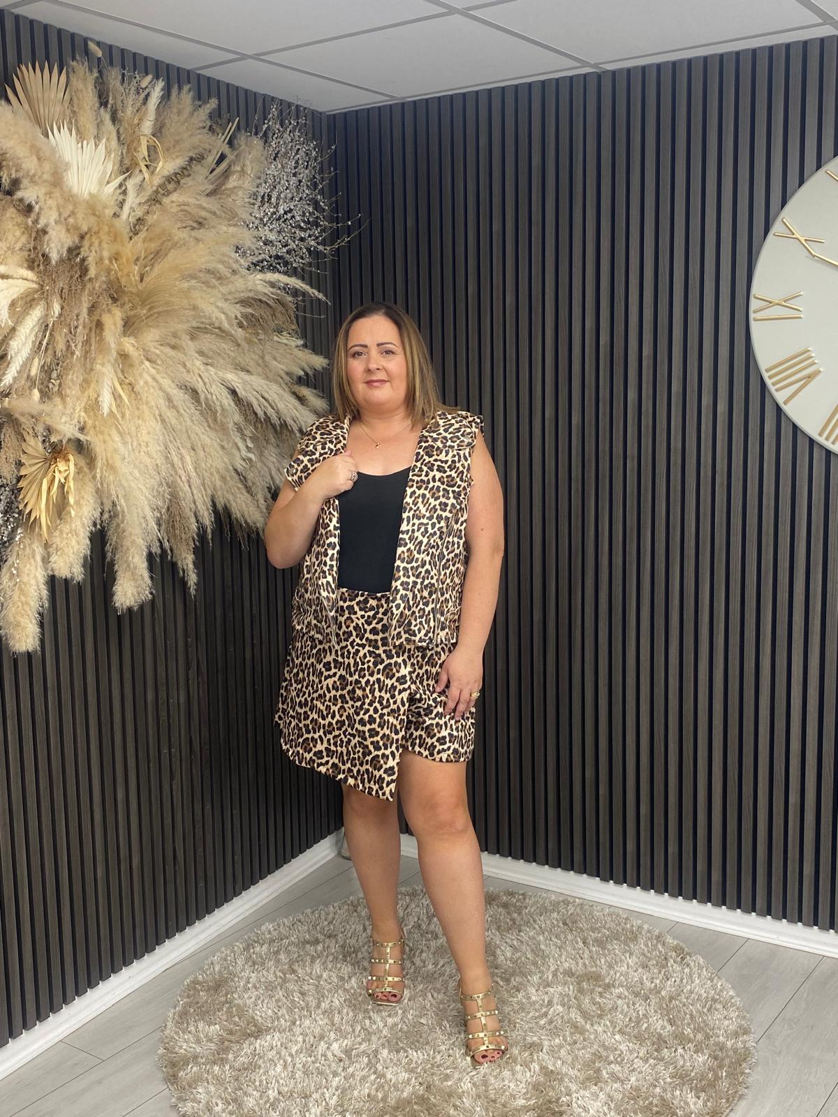LAYA SKORT - LEOPARD