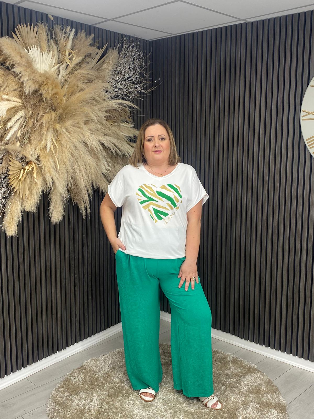 MERI T-SHIRT - GREEN