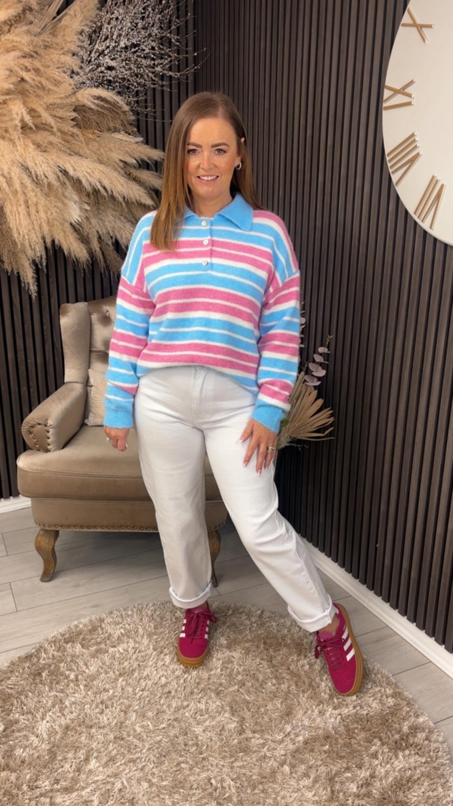 IMANI MOM JEANS - WHITE