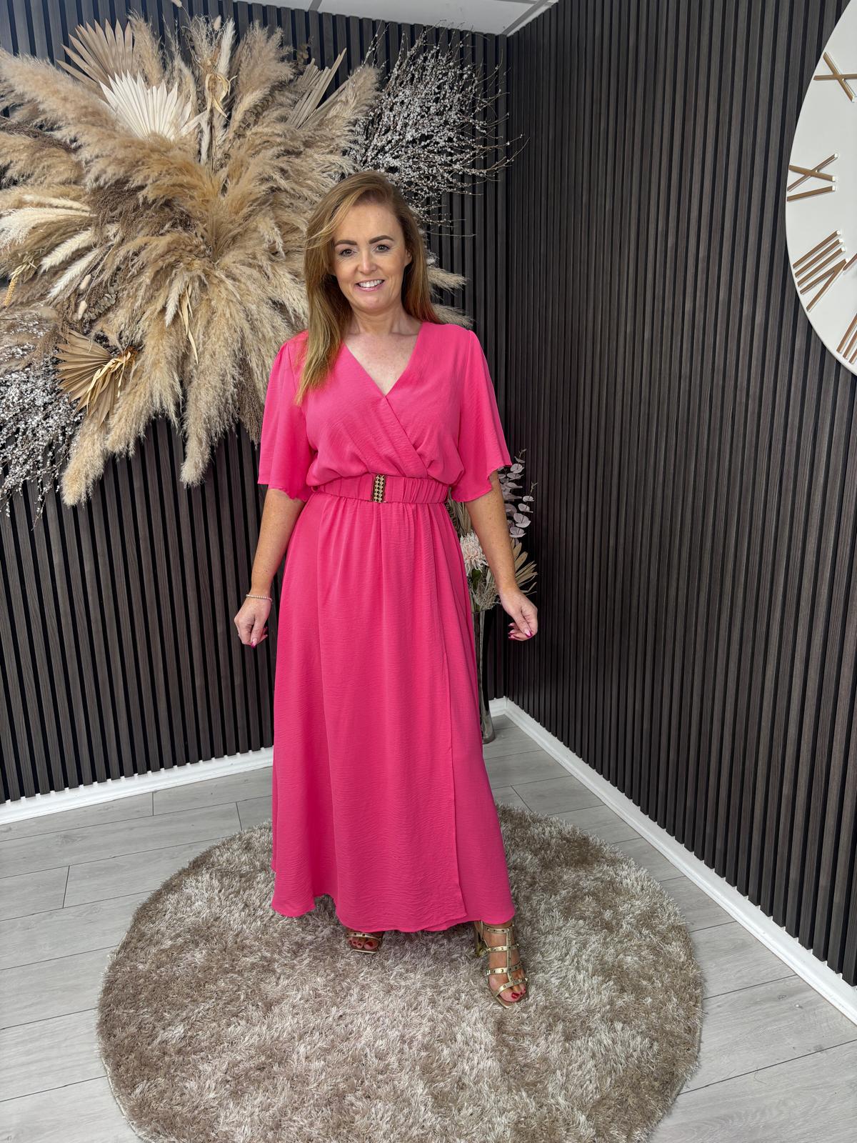 JOANNA DRESS - FUCHSIA