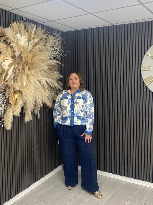 JANET TROUSERS - NAVY
