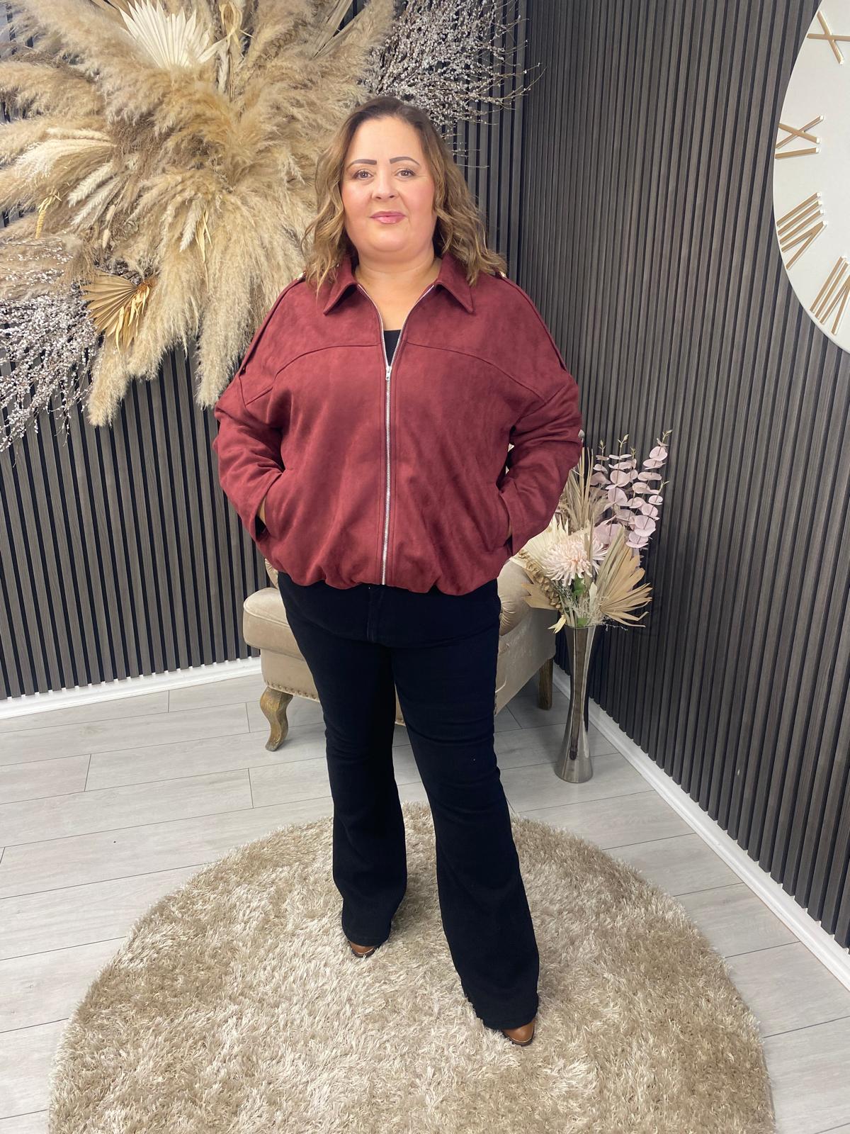 TRICIA JACKET - BORDEAUX