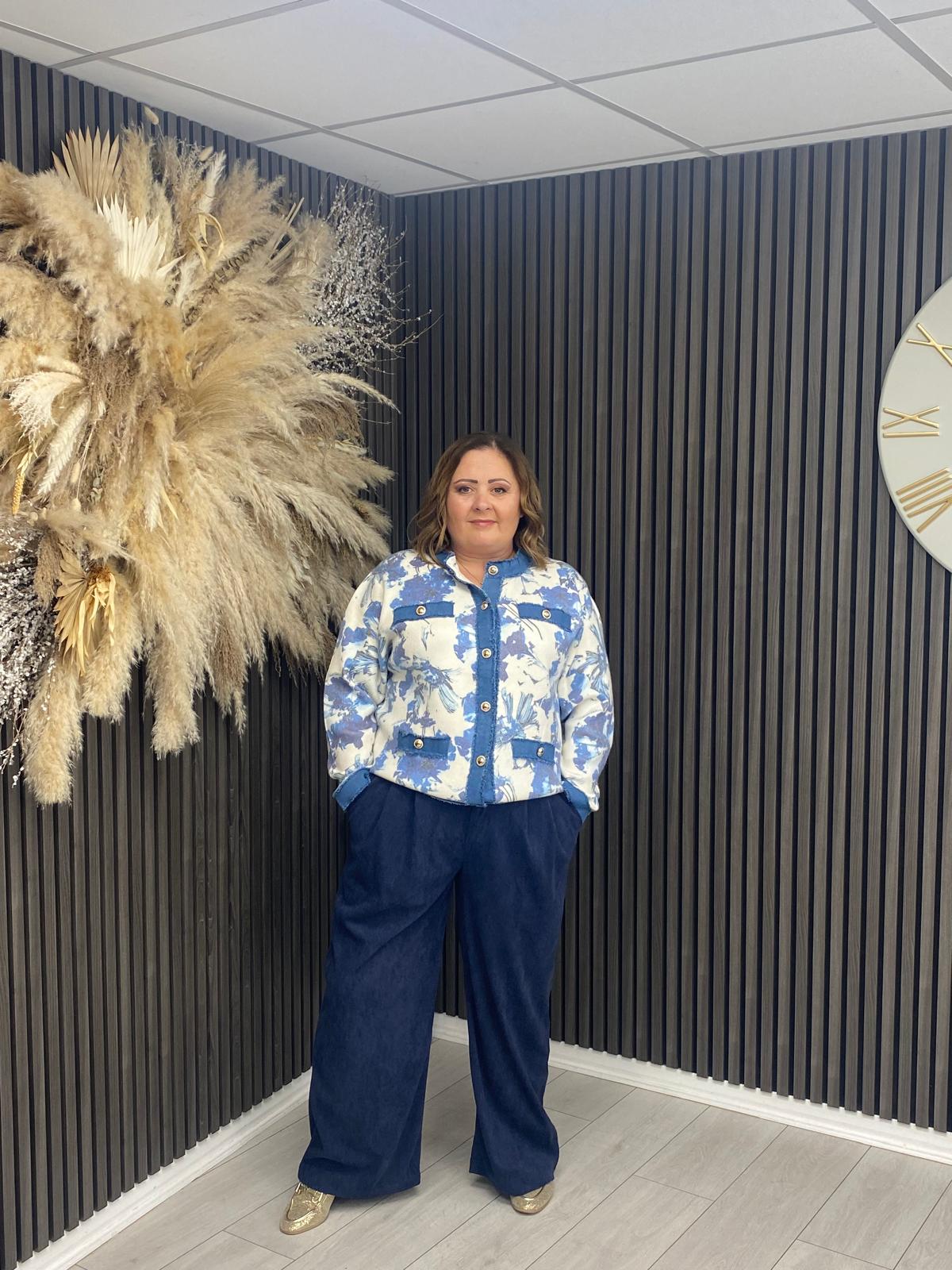 JANET TROUSERS - NAVY