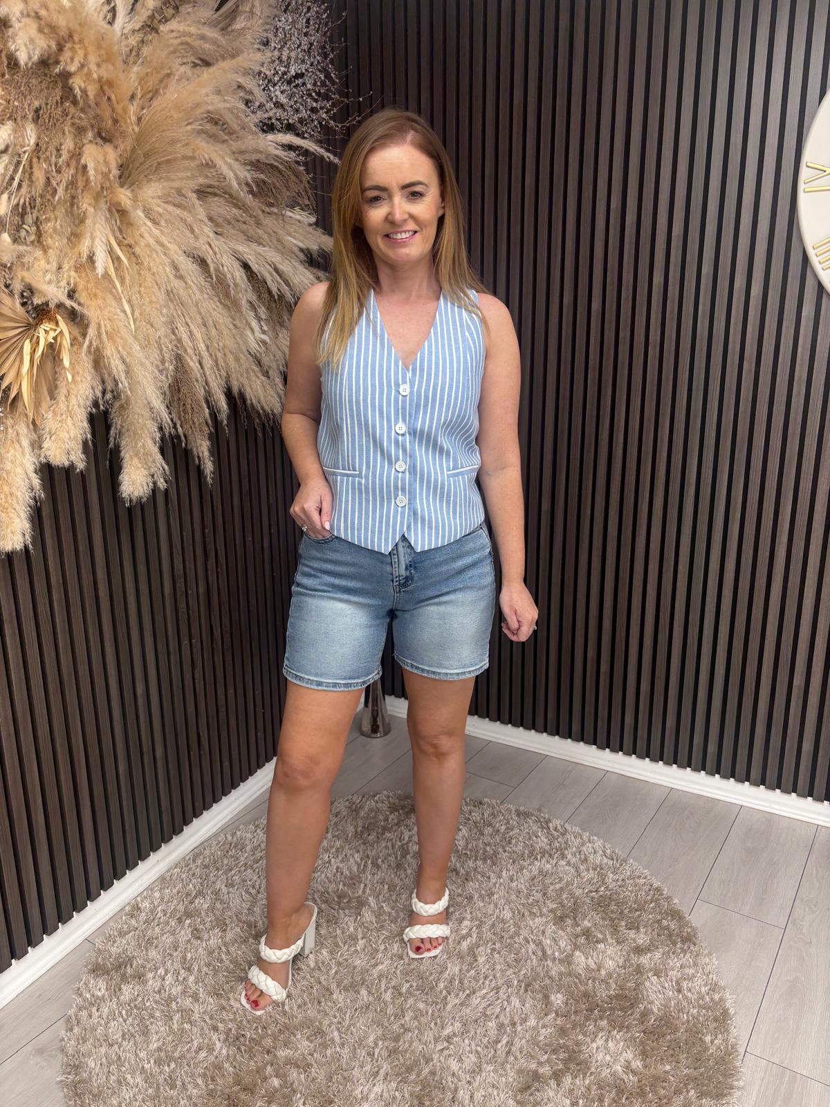 SHAUNA MARIE DENIM SHORTS