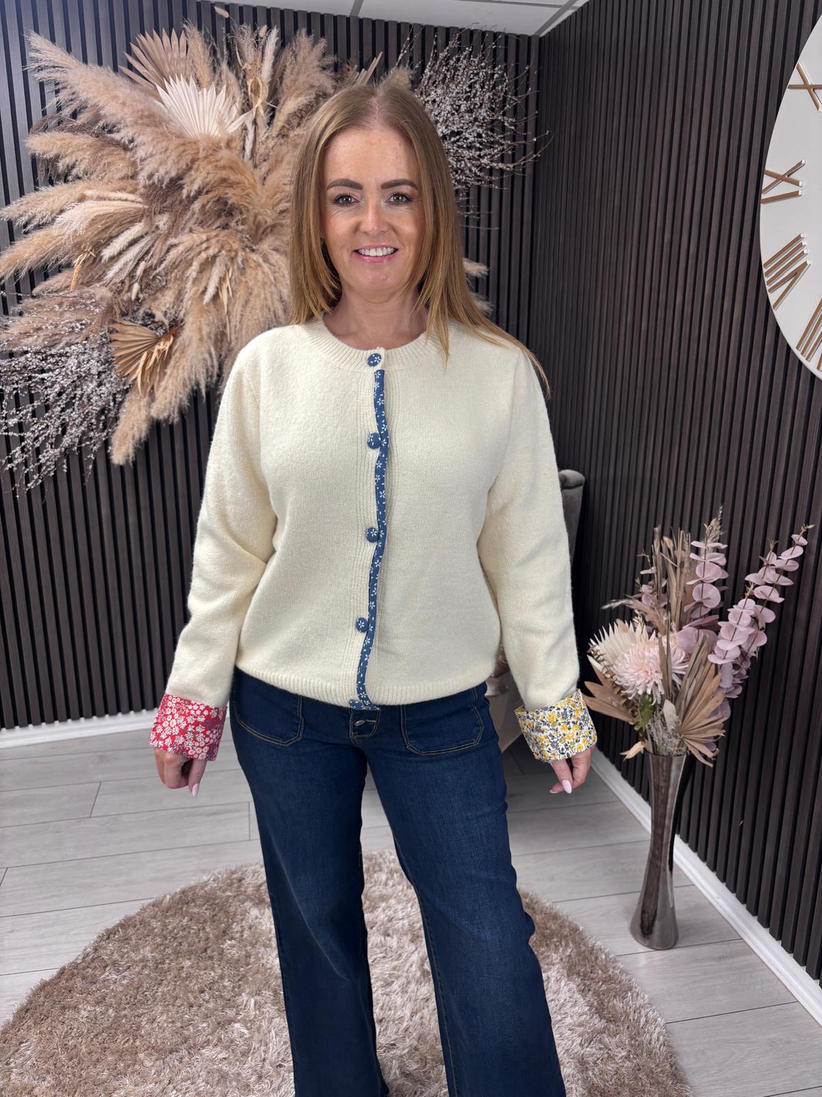 CINDY CARDIGAN - CREAM