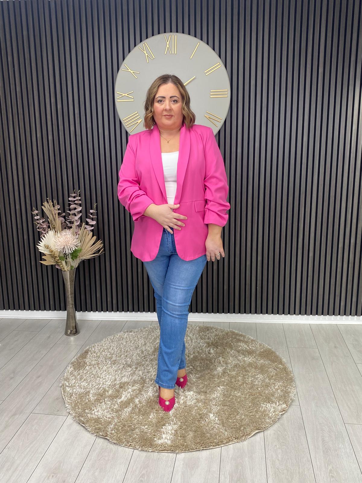 TANYA BLAZER - FUCHSIA