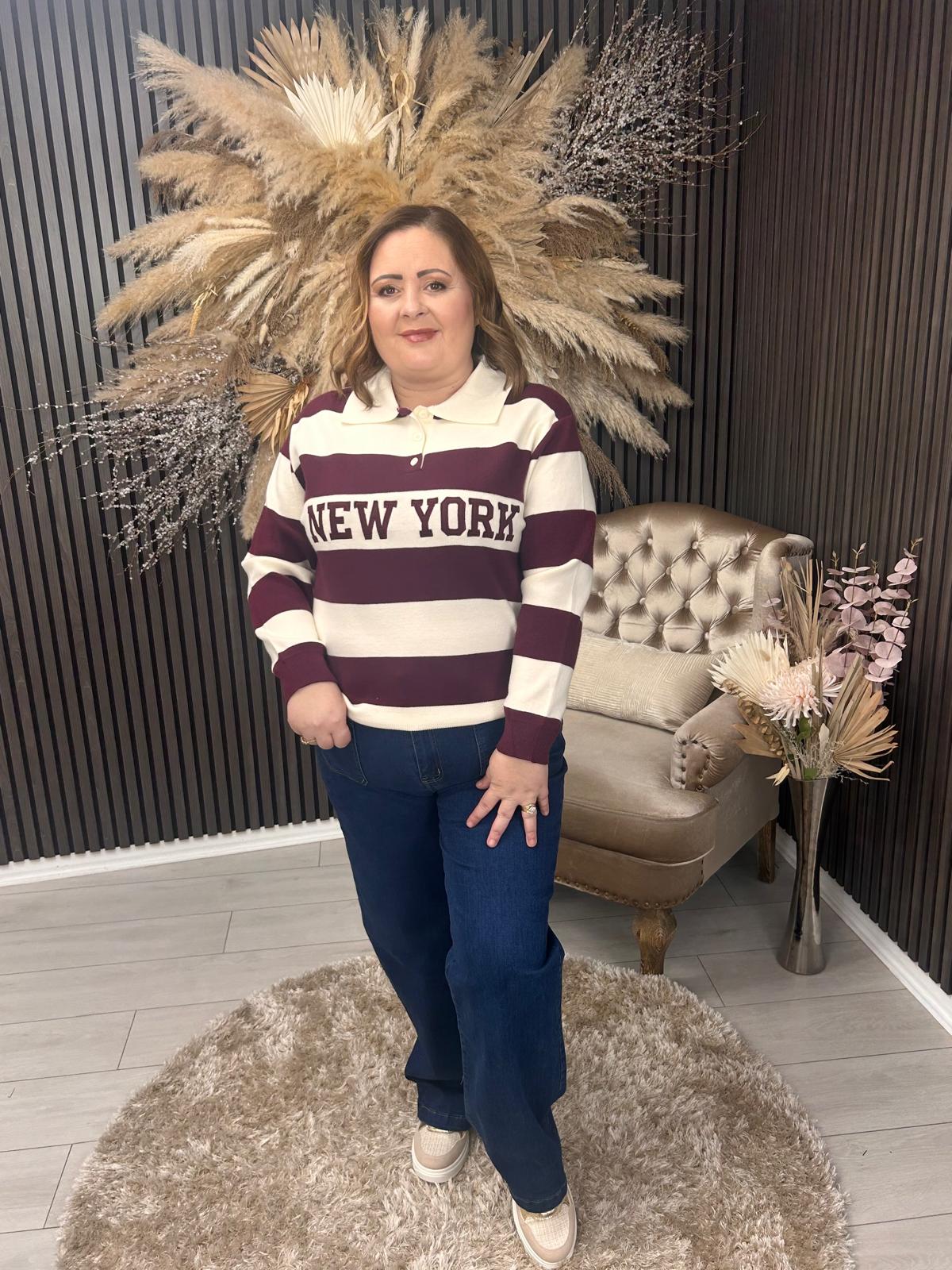 NIKITA JUMPER - BURGUNDY