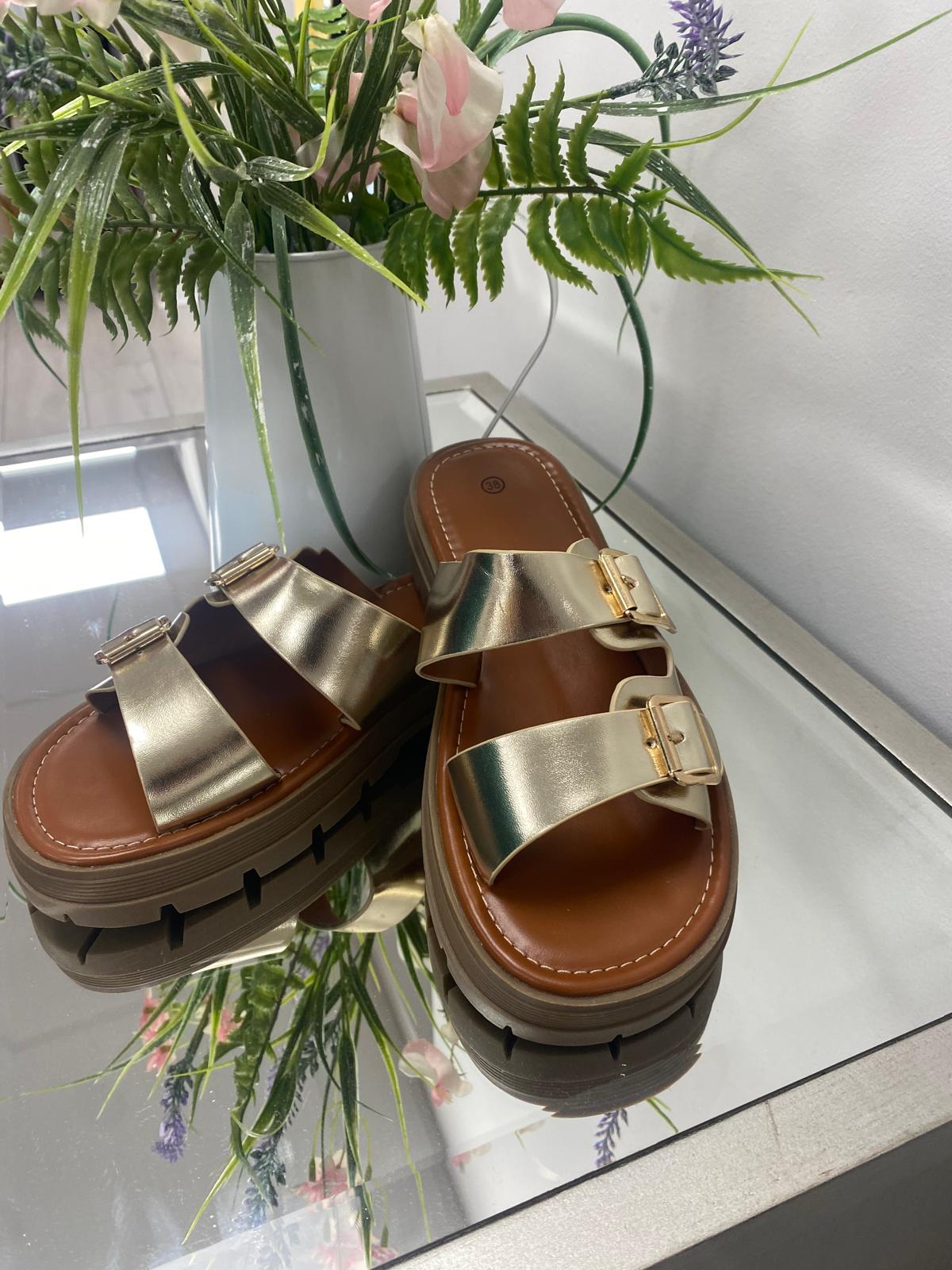 BRONAGH SANDAL - GOLD