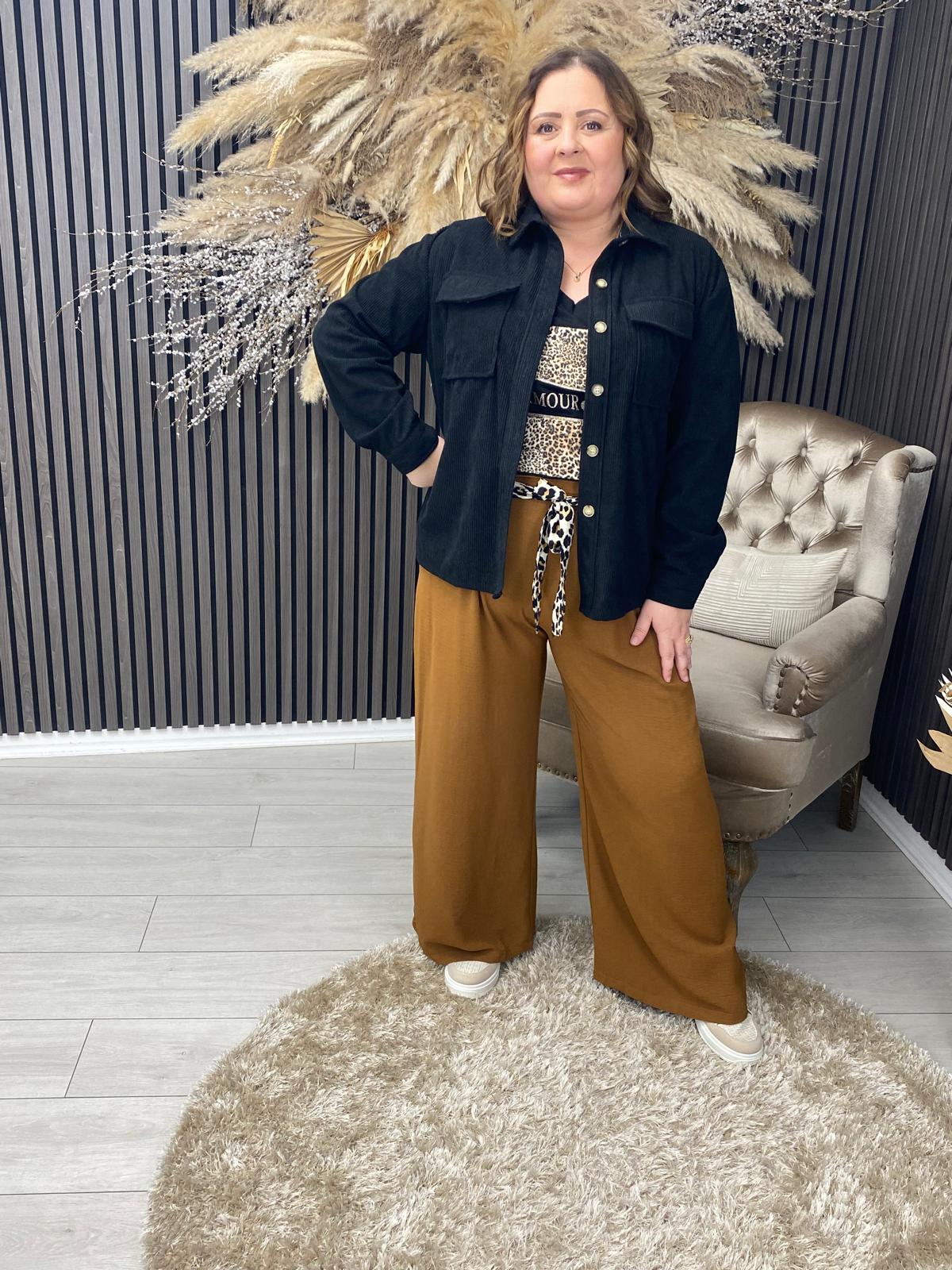 ELSIE TROUSER - CAMEL