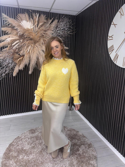 BREIGE JUMPER - YELLOW
