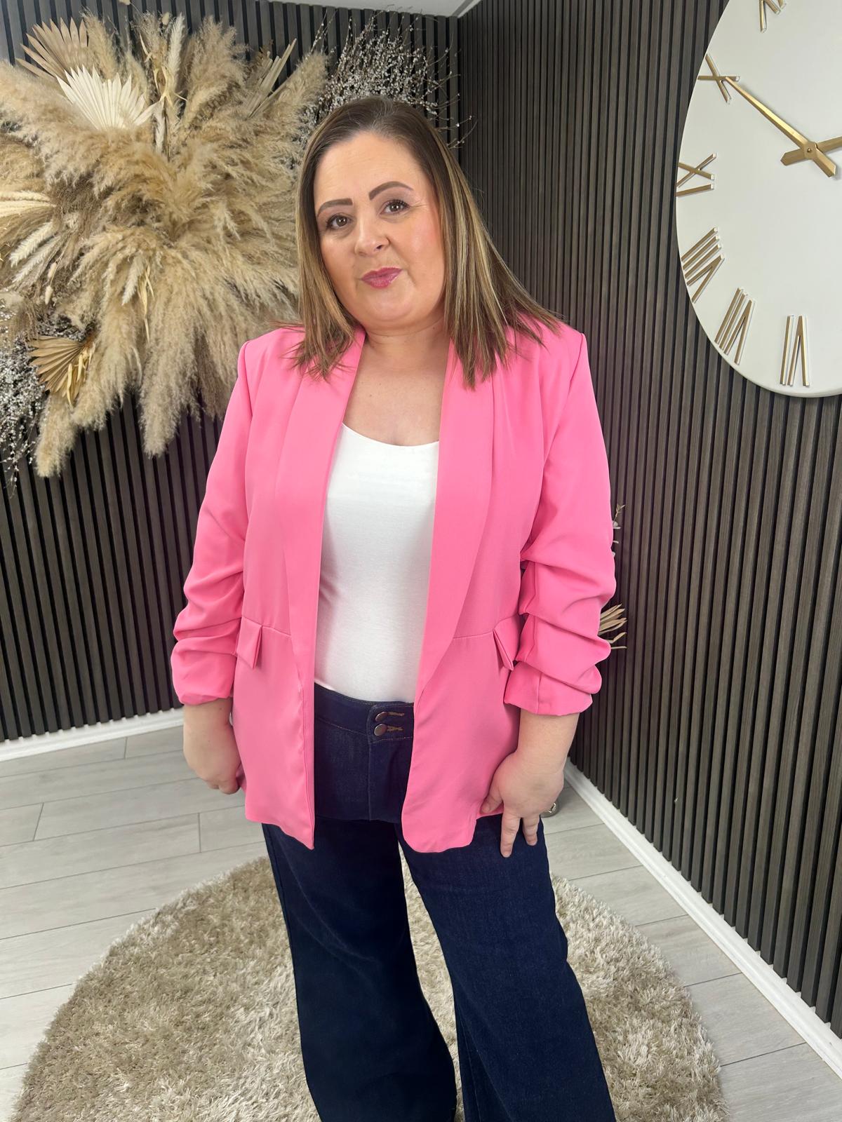 TANYA BLAZER - CANDY PINK