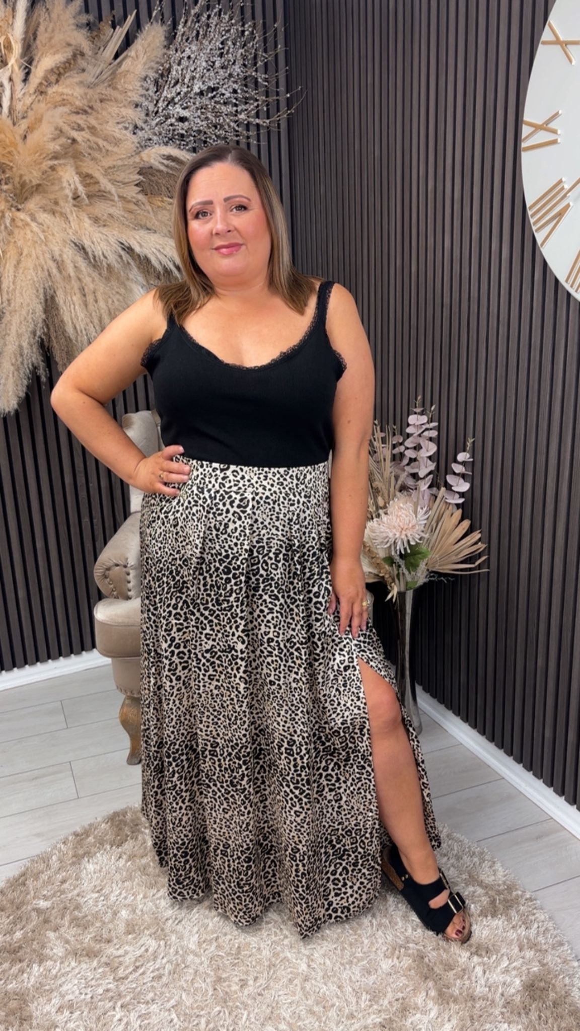 CAMILLA SKIRT - ANIMAL PRINT