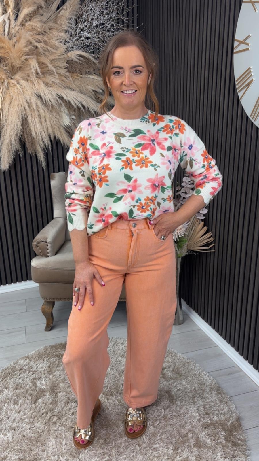 JEANIE JEANS - ORANGE