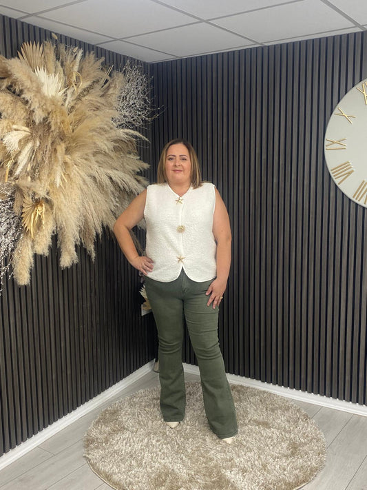 KACIE JEANS - KHAKI
