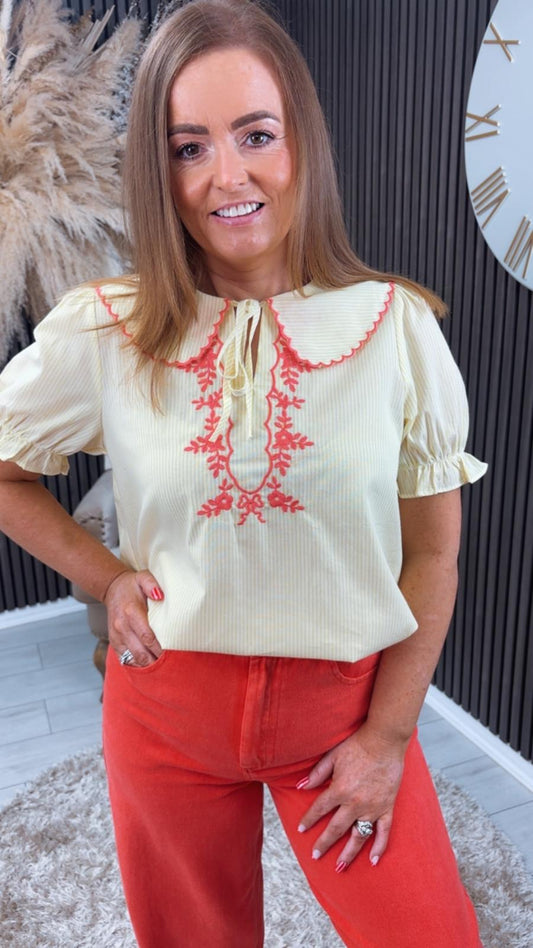 MARLEAH TOP - YELLOW