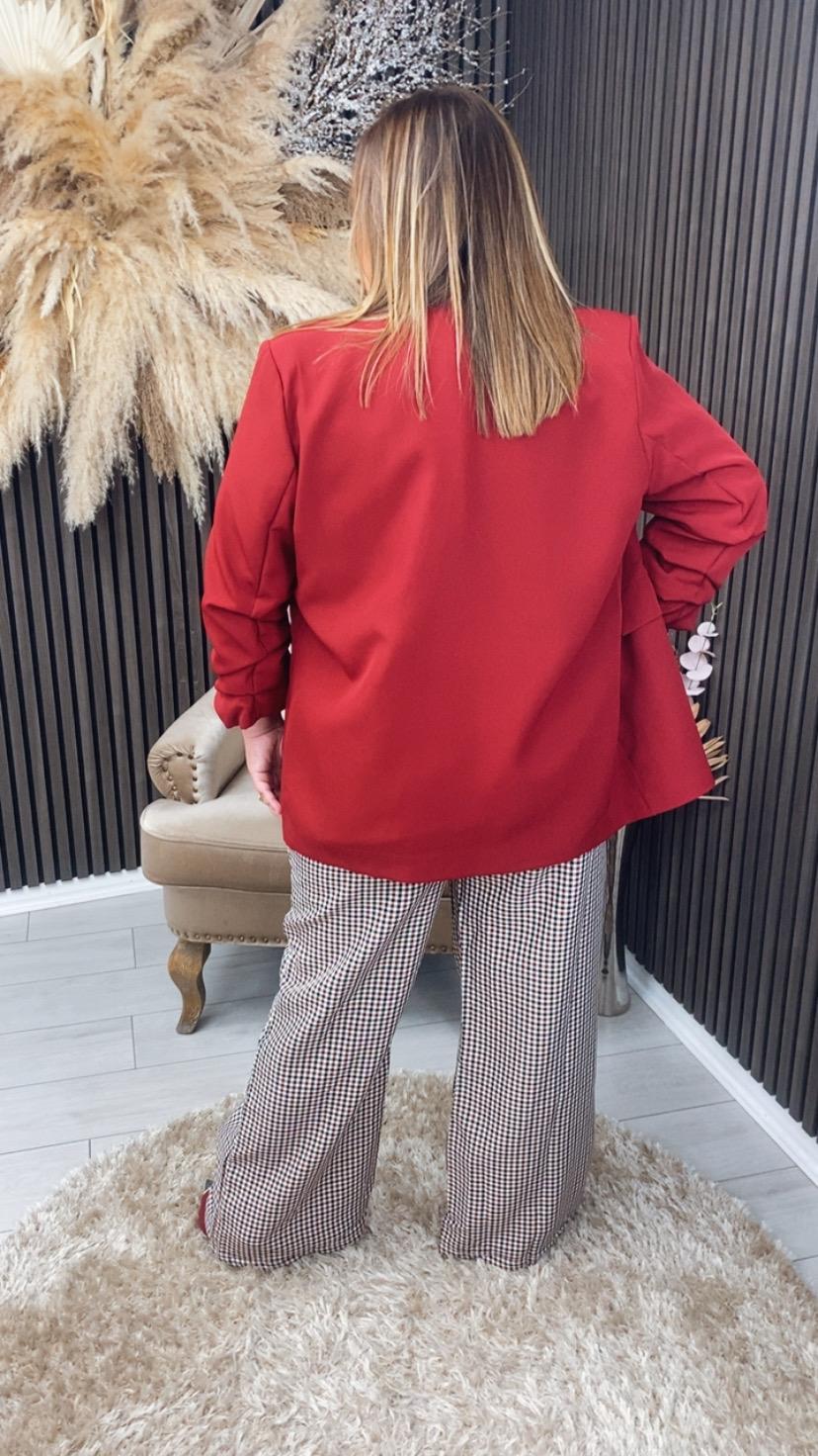 HENRIETTA TROUSERS - CHECKED