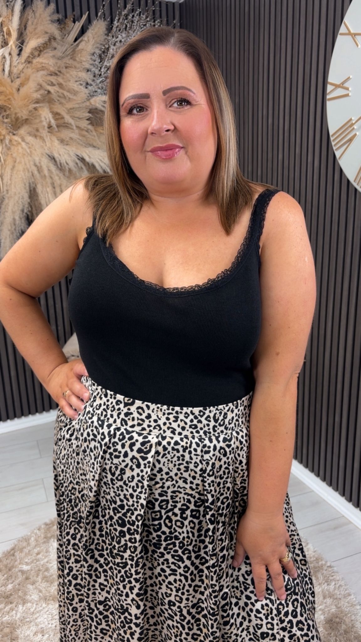 CAMILLA SKIRT - ANIMAL PRINT