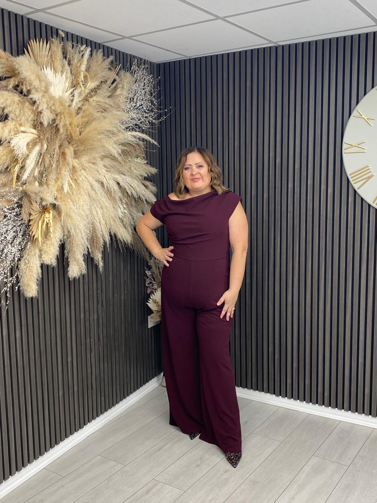 DONNA JUMPSUIT - PLUM