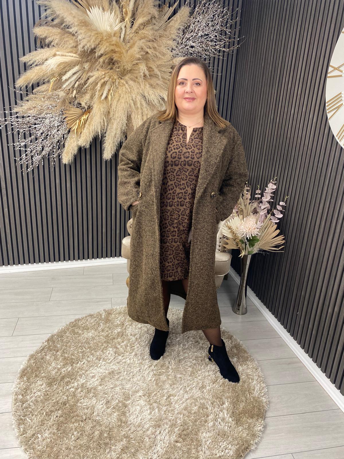 LARA MARIE COAT - BROWN