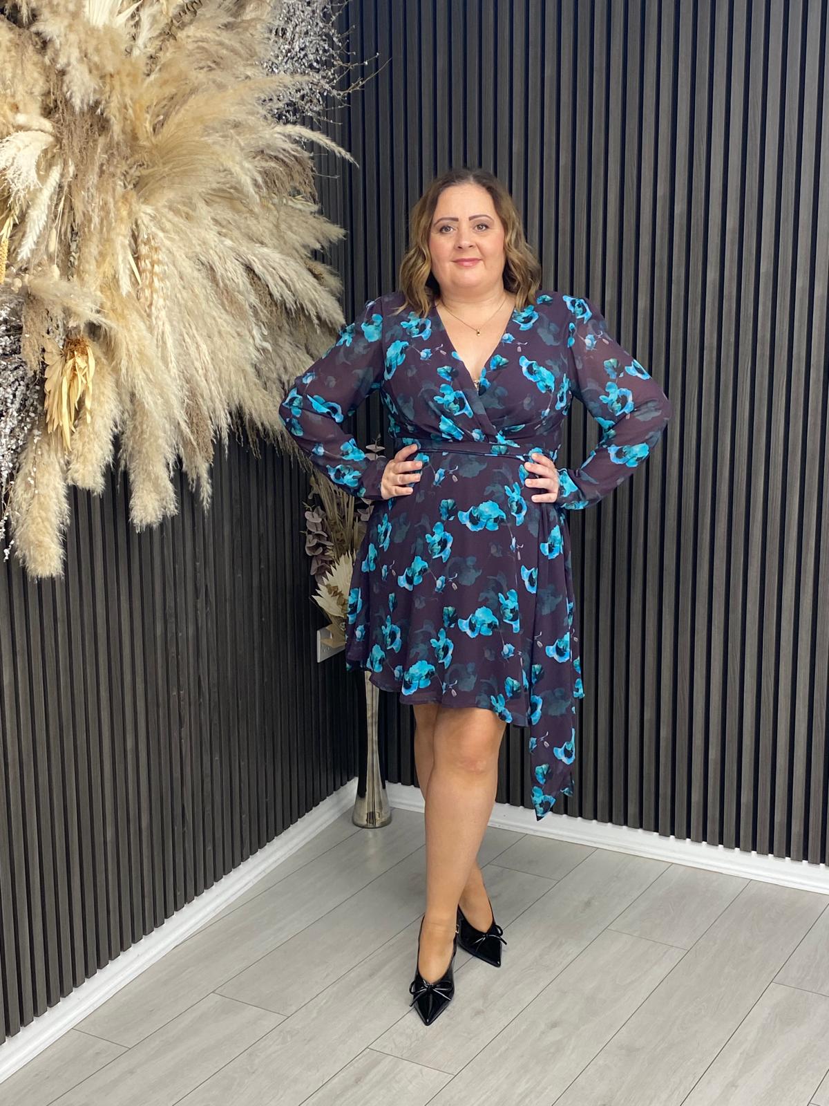 SLOANE DRESS - PURPLE