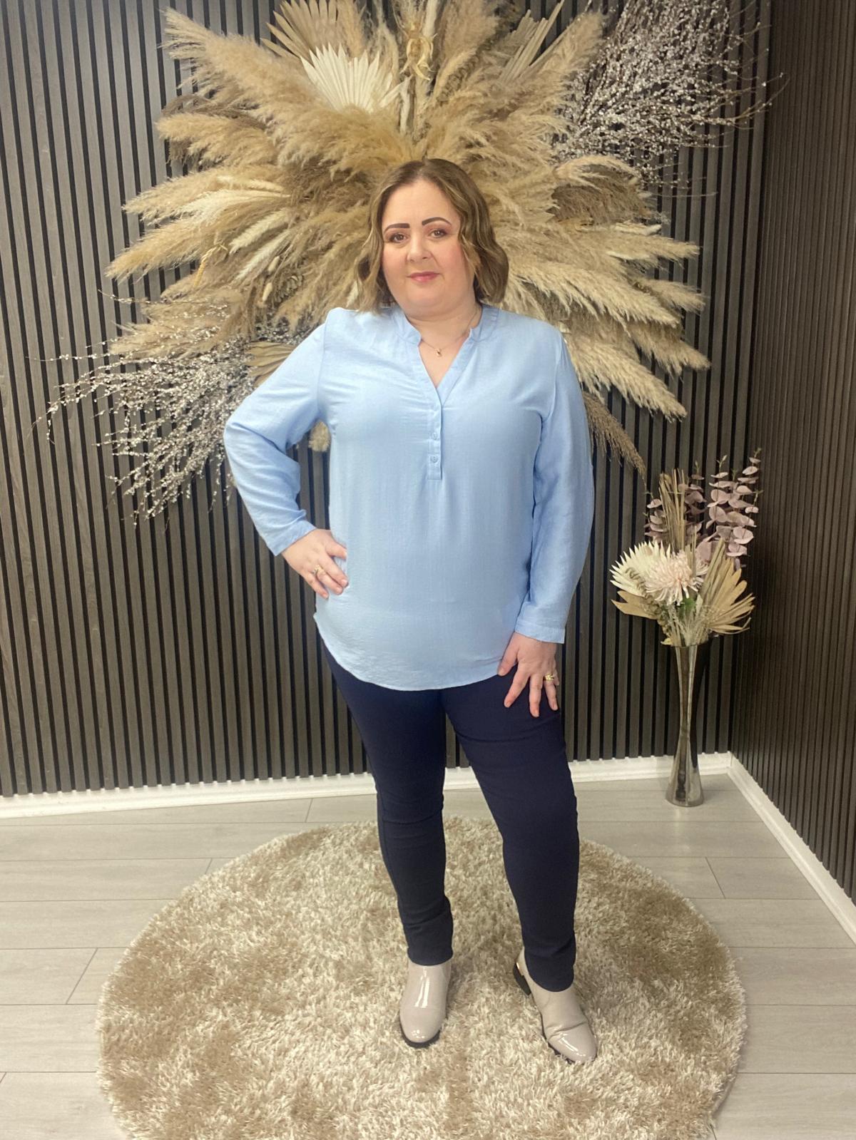 ELIZA TOP - BLUE