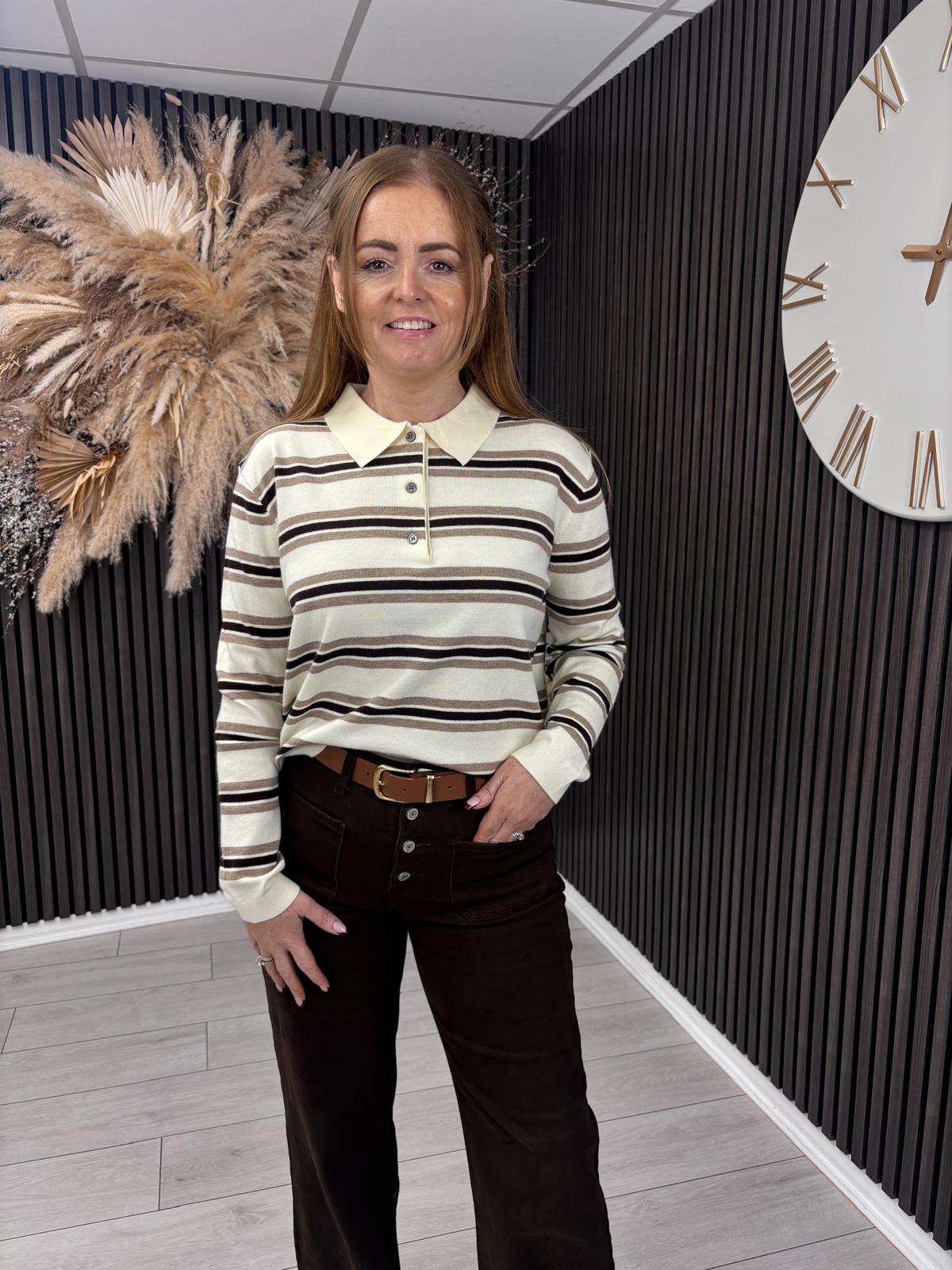 JORGIE TOP - BEIGE