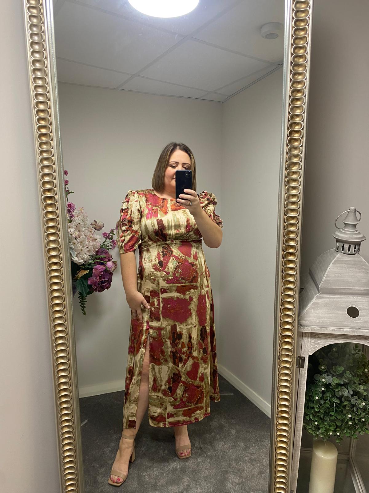 SAMIRA DRESS - WINE