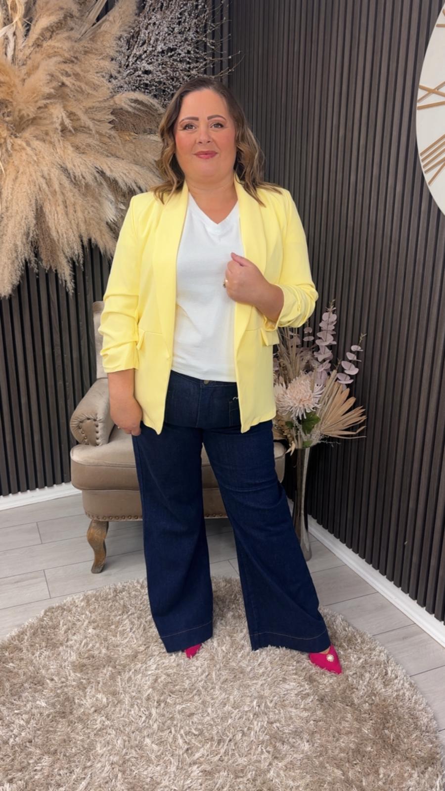 TANYA BLAZER - YELLOW