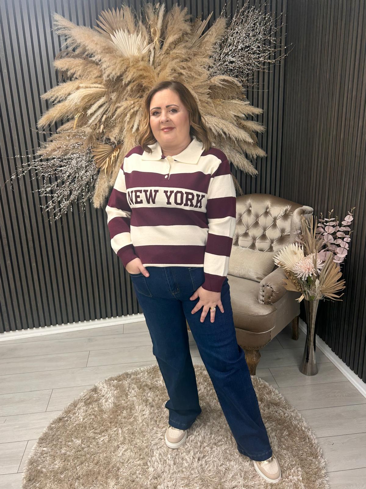 NIKITA JUMPER - BURGUNDY