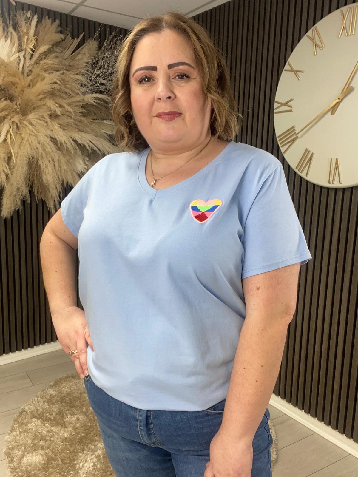 DANIELA T-SHIRT - BLUE