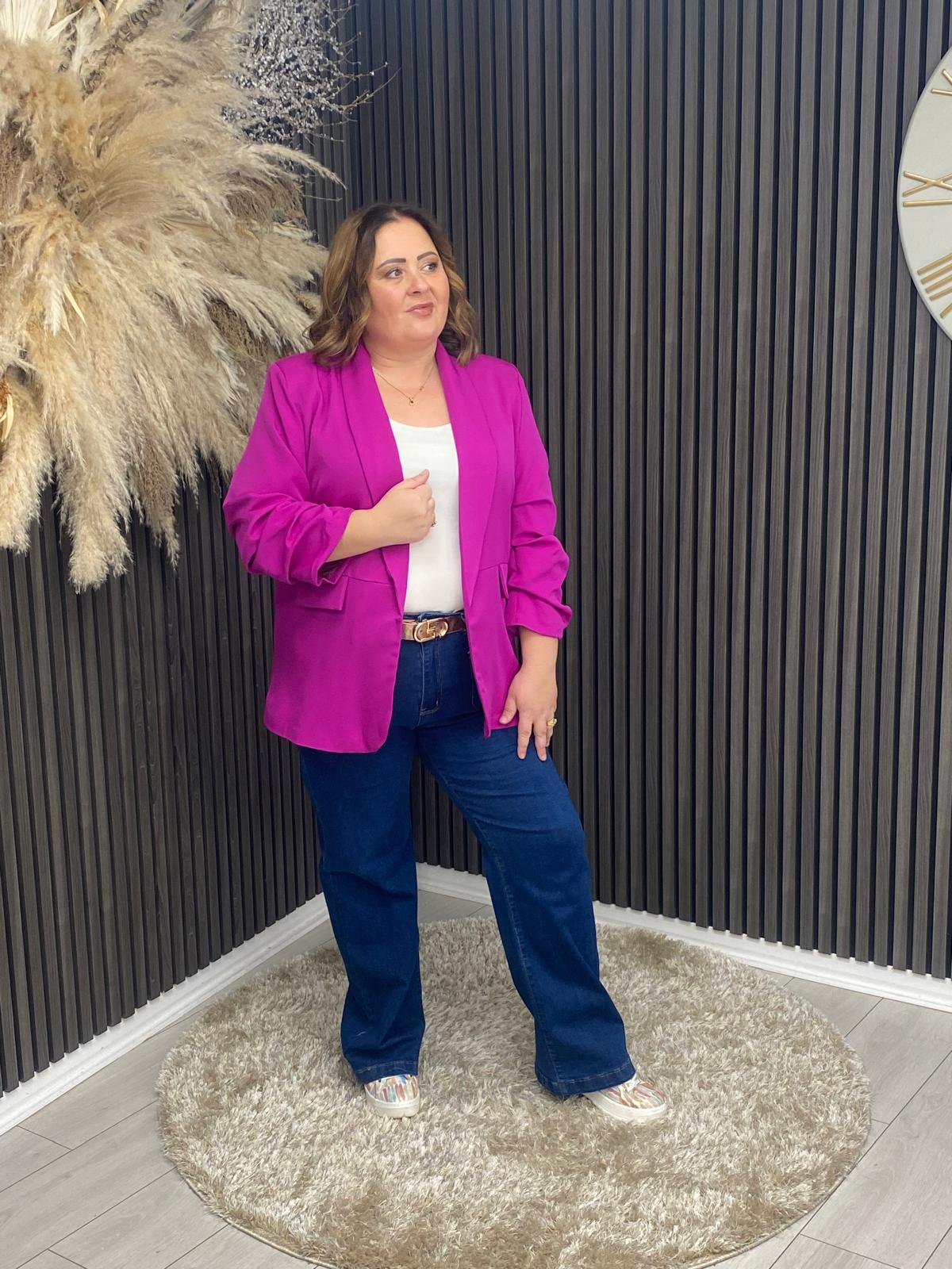 TANYA BLAZER - MAGENTA