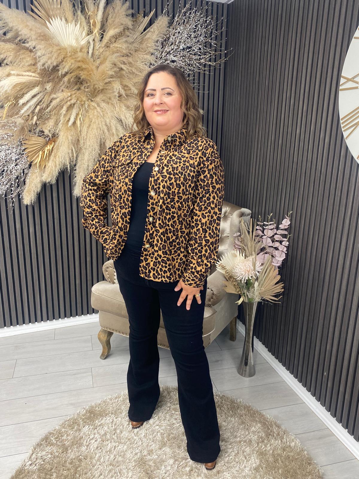 LORNA SHIRT - CAMEL ANIMAL