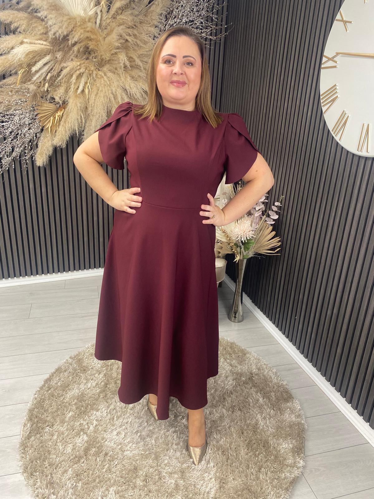 KATISHA DRESS - BERRY