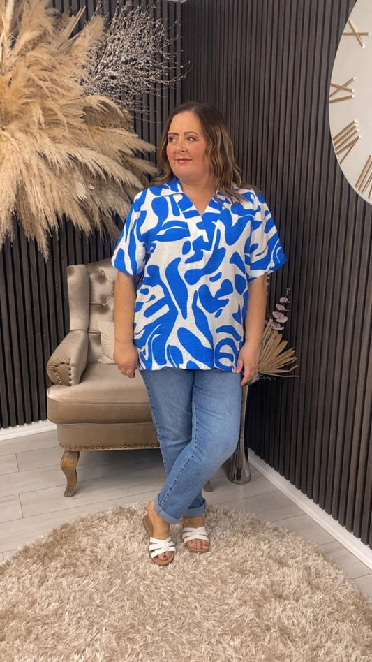 IRENA TOP - BLUE