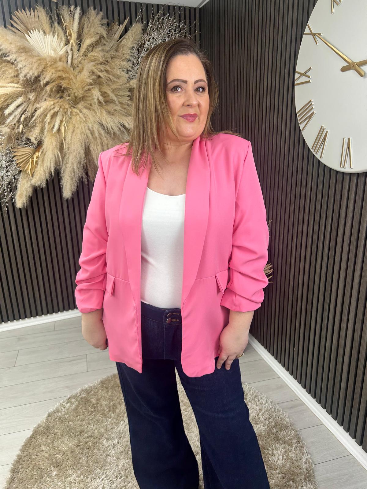 TANYA BLAZER - CANDY PINK