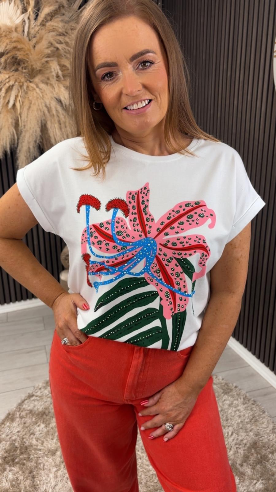 DAHLIA T-SHIRT - FLOWER
