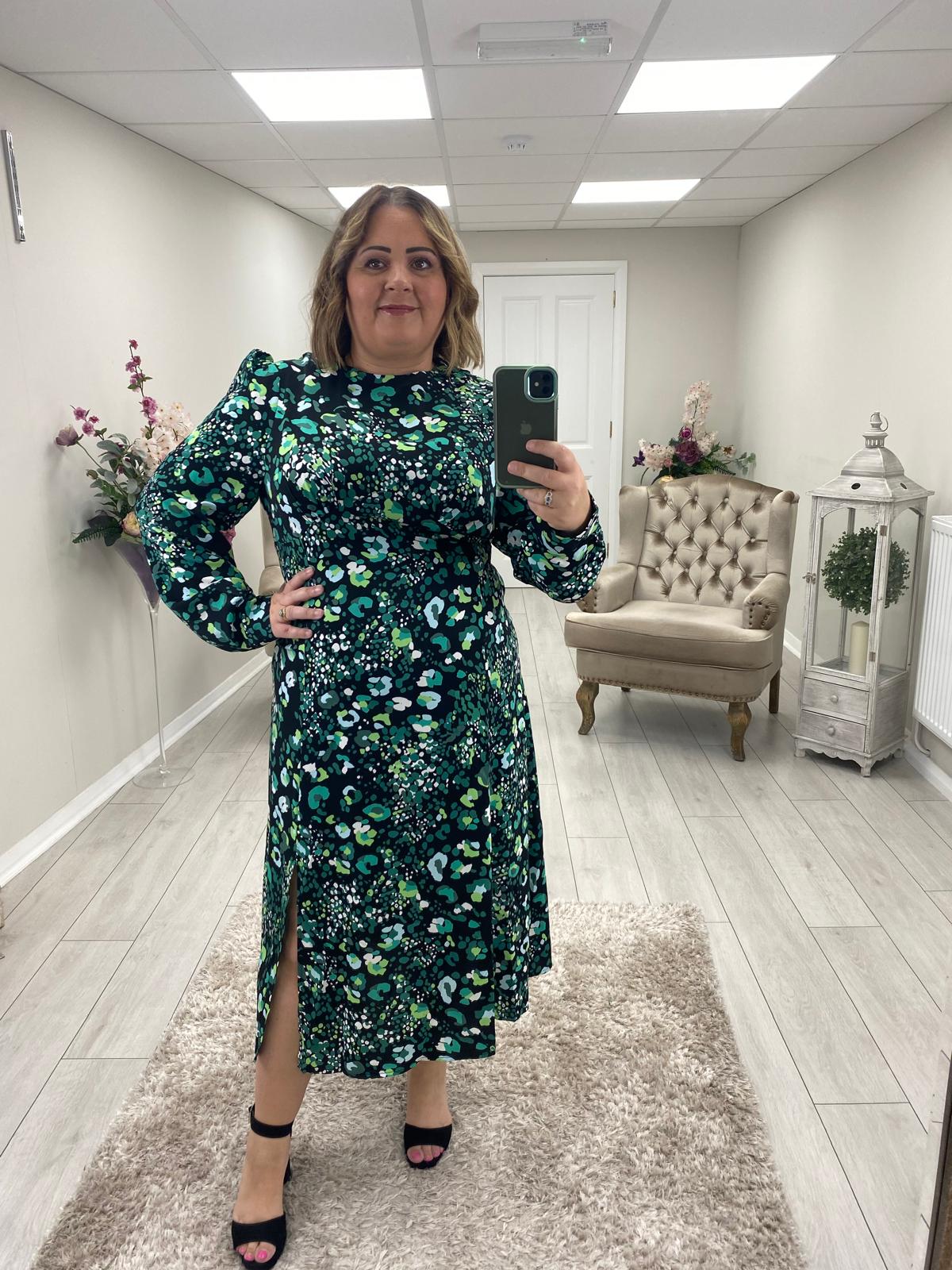 CASS DRESS - GREEN