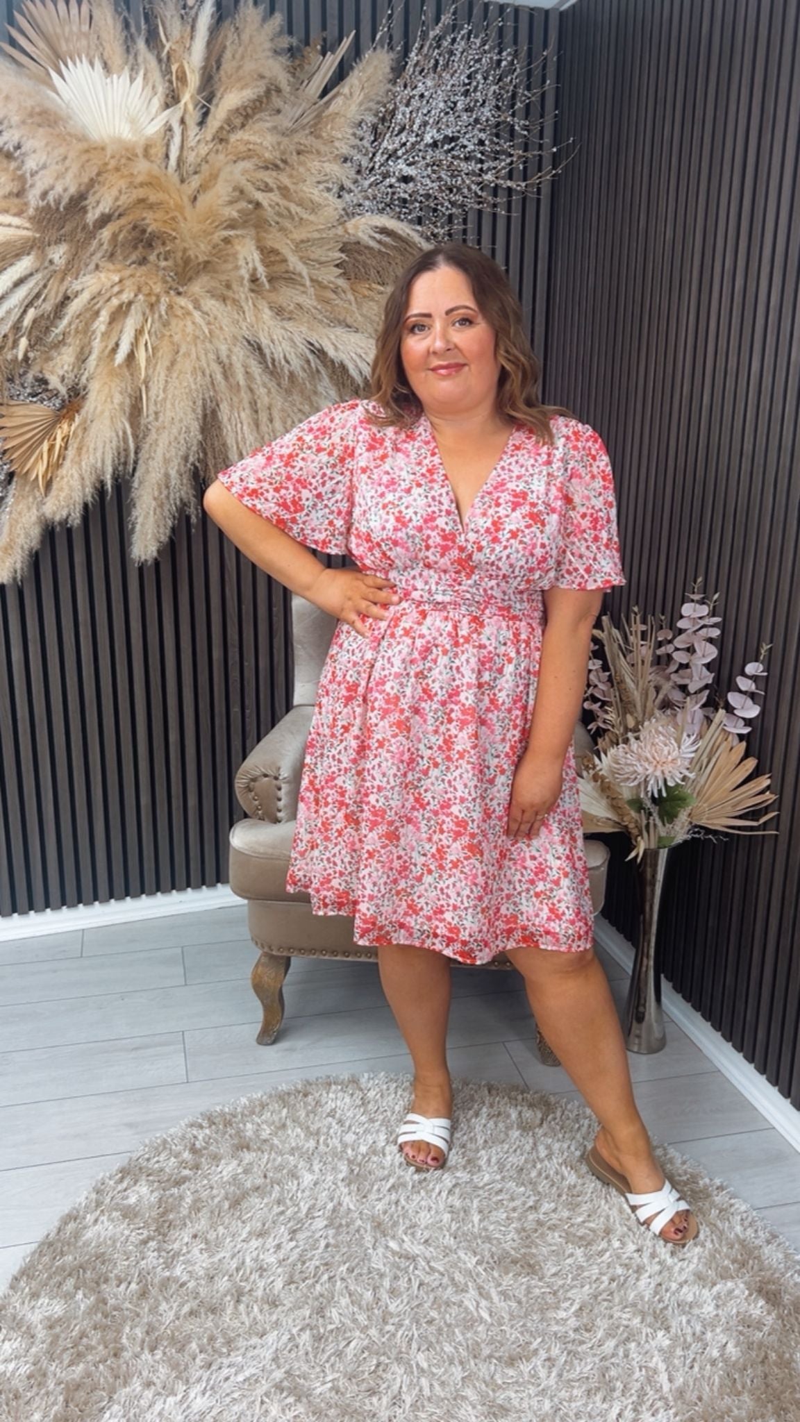 FERN DRESS - PINK