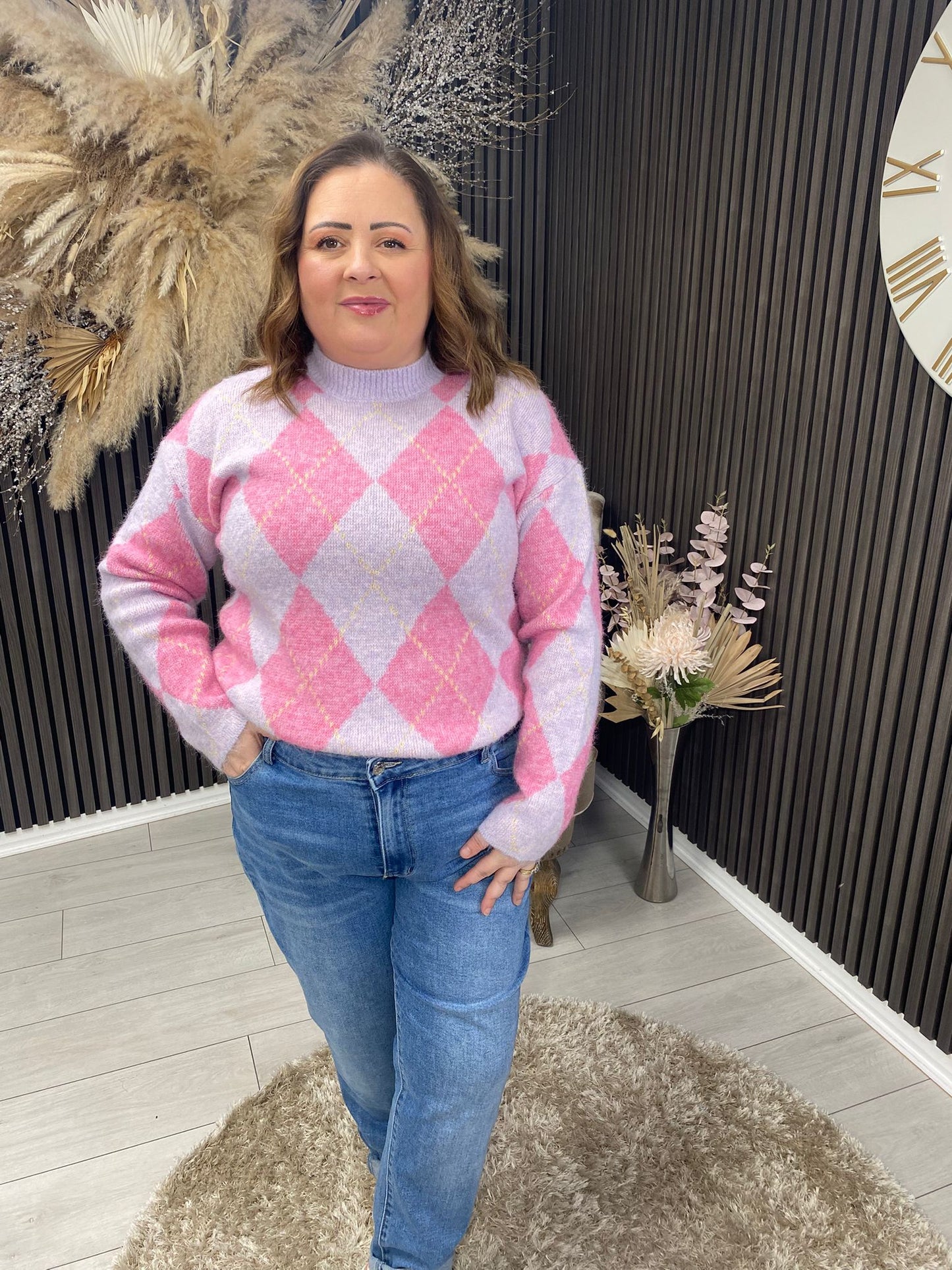 DANICA JUMPER - LILAC/PINK