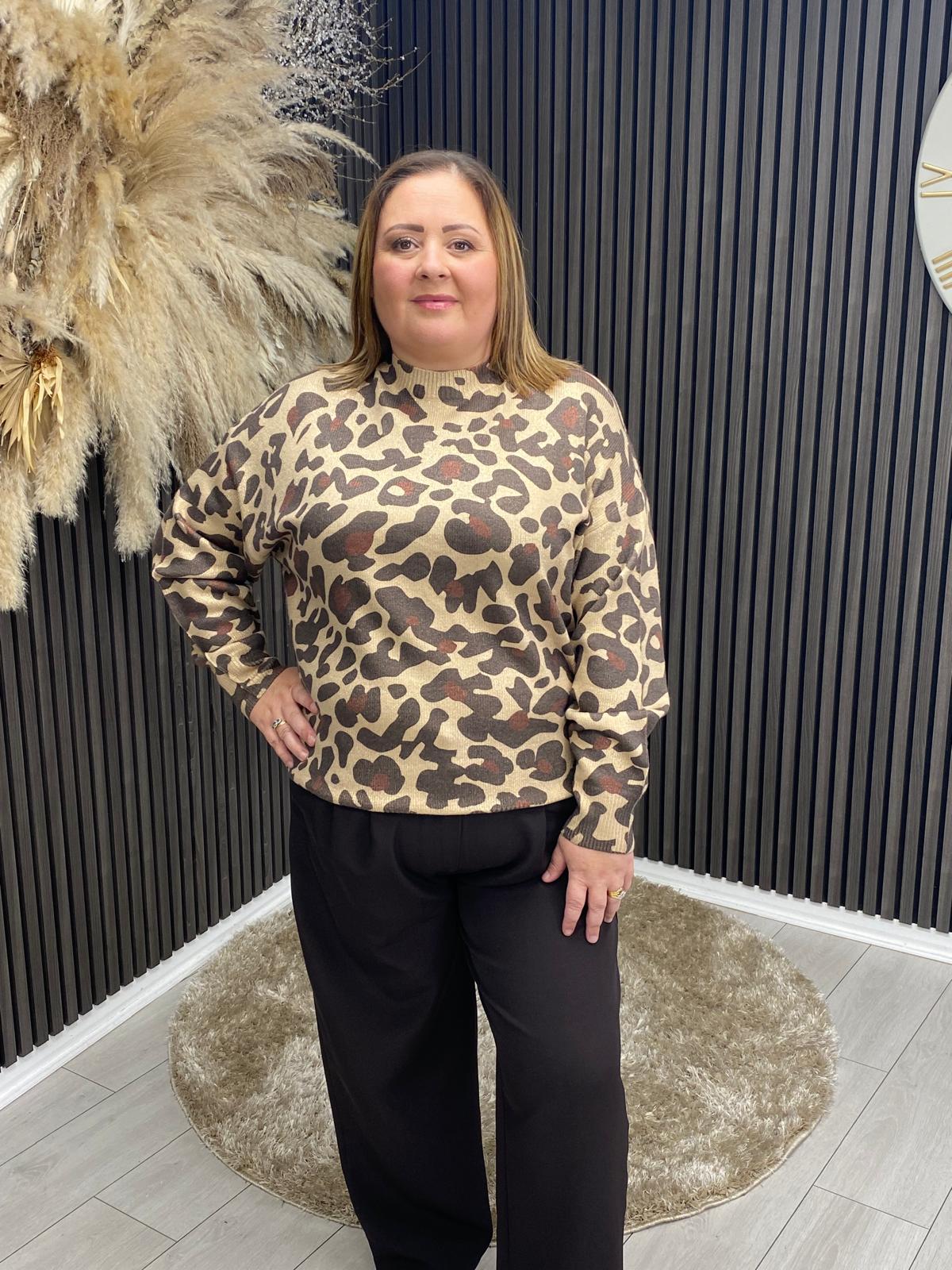 NELLA JUMPER  - ANIMAL PRINT