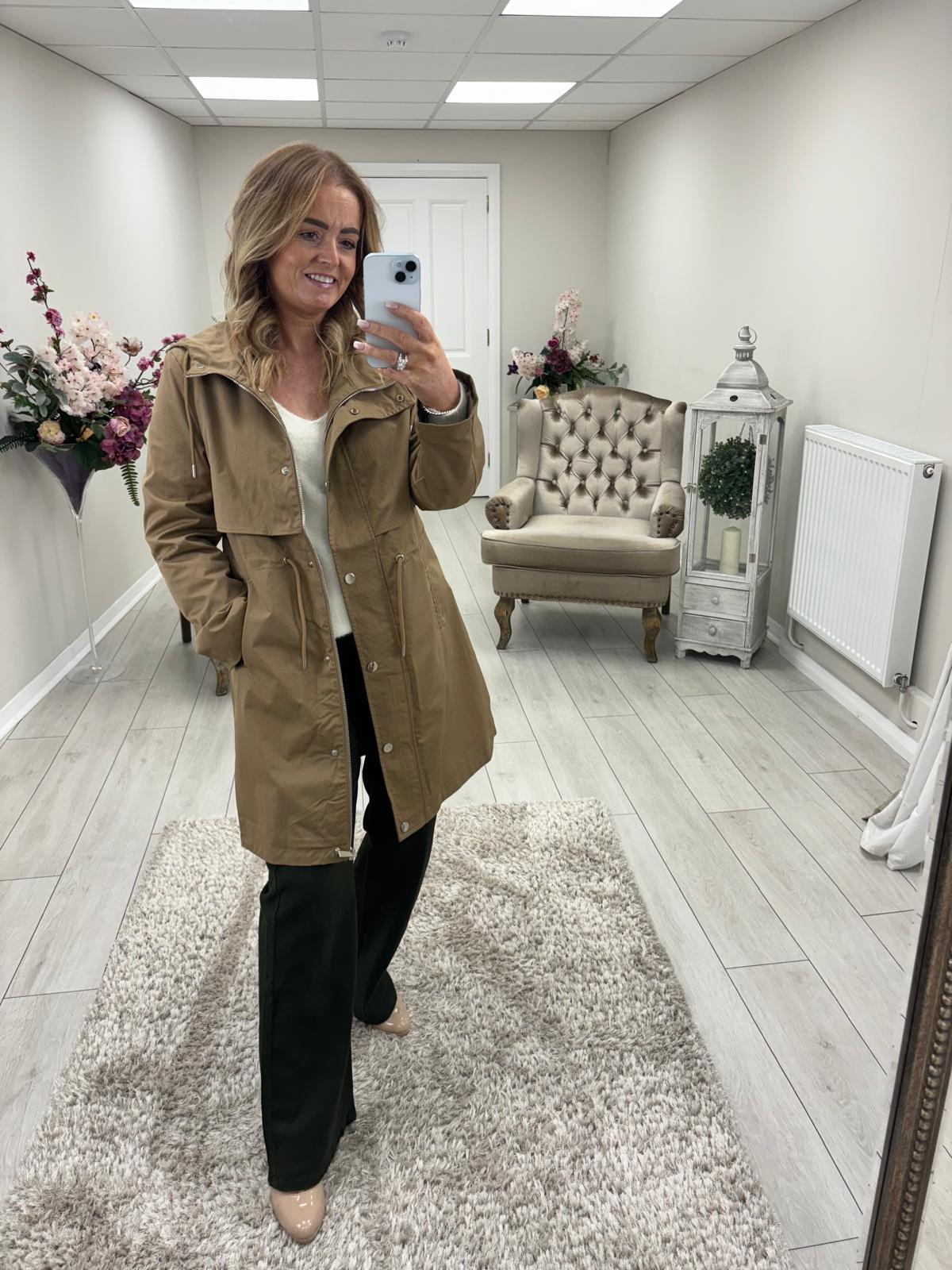 LAURA COAT - CAMEL