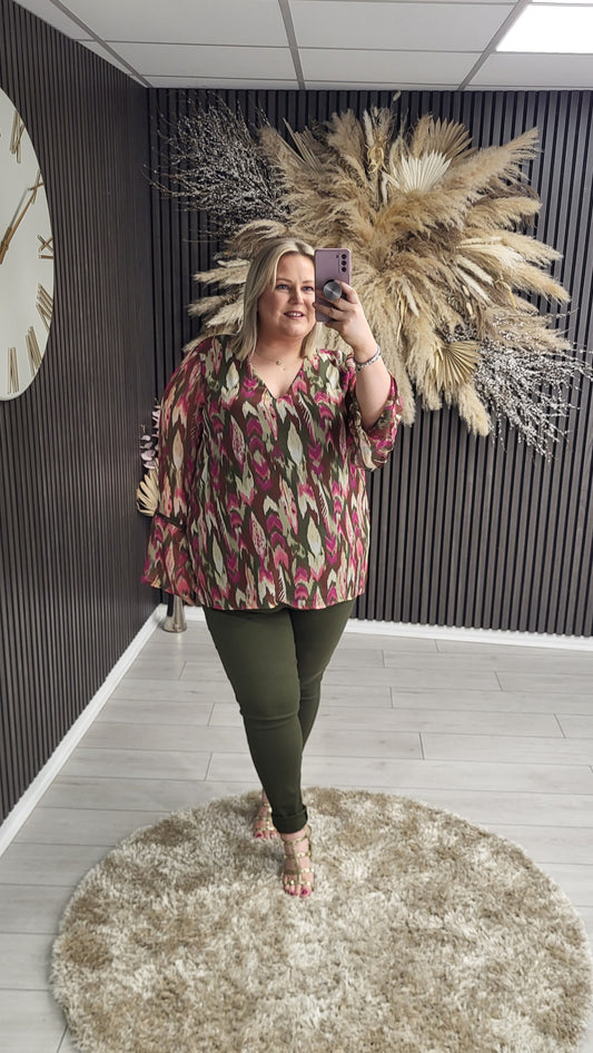 LYNDA TOP - GREEN