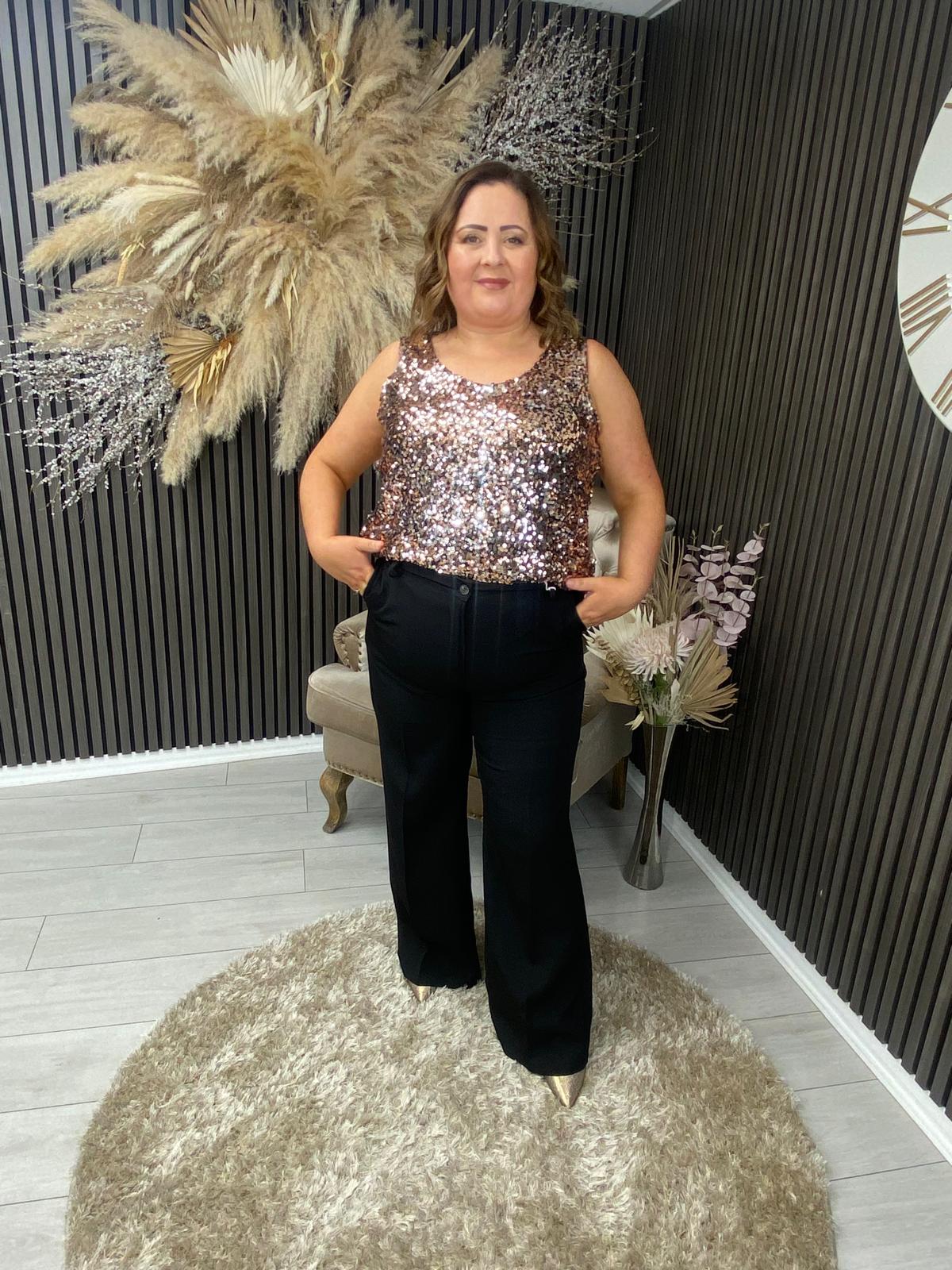 LUCIA TROUSER - BLACK