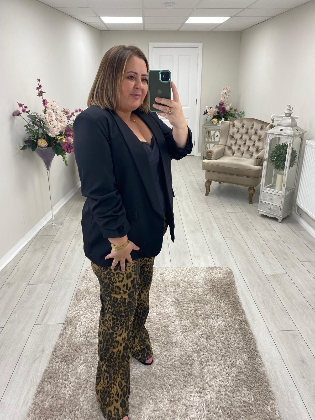 NORMA ANN BLAZER - BLACK