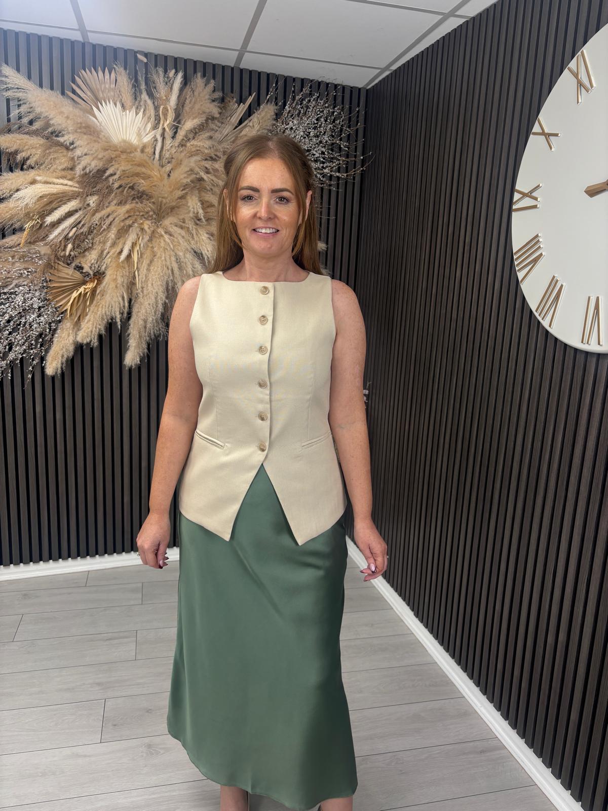 JANE SKIRT - KHAKI