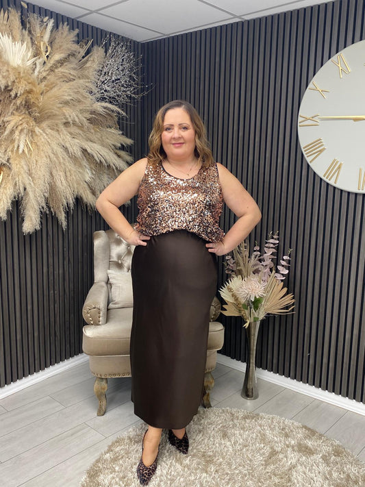 EFFIE TOP - ROSE GOLD